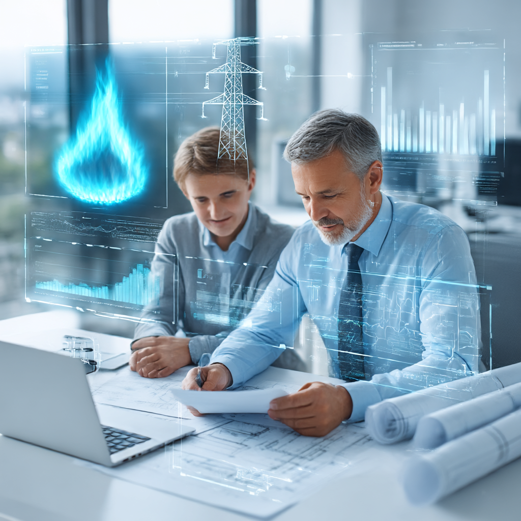 u6484329736 a realistic corporate office scene showing an ene 056ec15f 5af2 45f9 9de3 5d2507c043b4 2